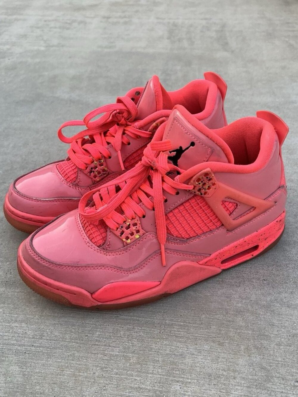 Air Jordan 4 Hot Punch Retro NRG Size 6 Womens Sneakers 2019 AQ9128-600